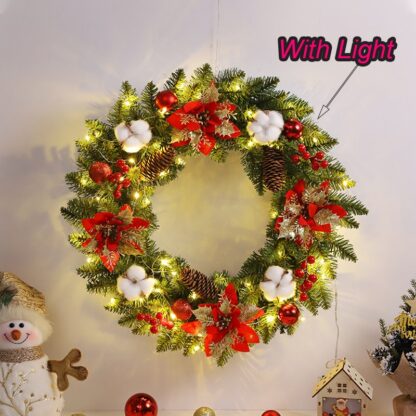 Illuminated Christmas Wreath