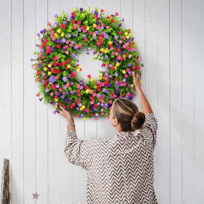 Garden Flower Wreath - Image 3