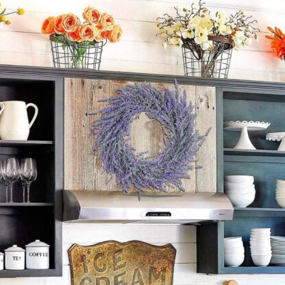 Artificial lavender Wreath - Image 4