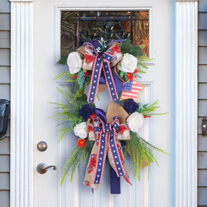 Patriotic Floral Wreath - Image 2