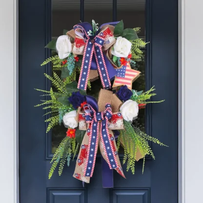 Patriotic Floral Wreath - Image 4